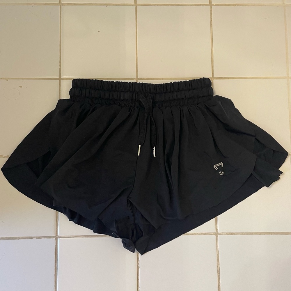 Amazon Black Flowy Shorts